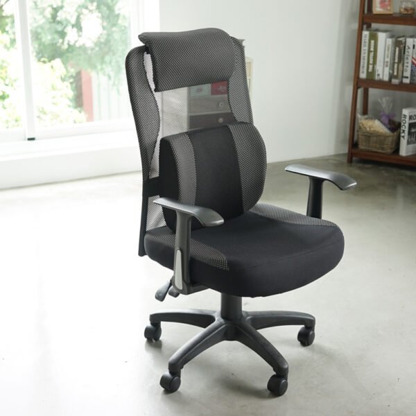 洛伊頭靠T扶手電腦椅(PU枕)